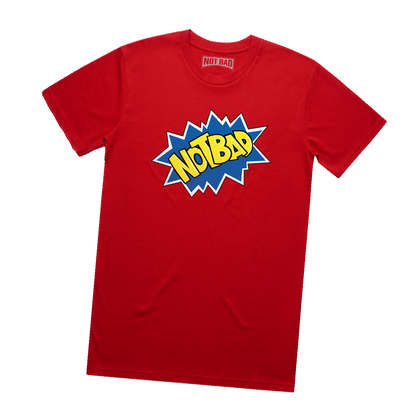 NOTBAD ATOMIC RED PREMIUM T-SHIRT