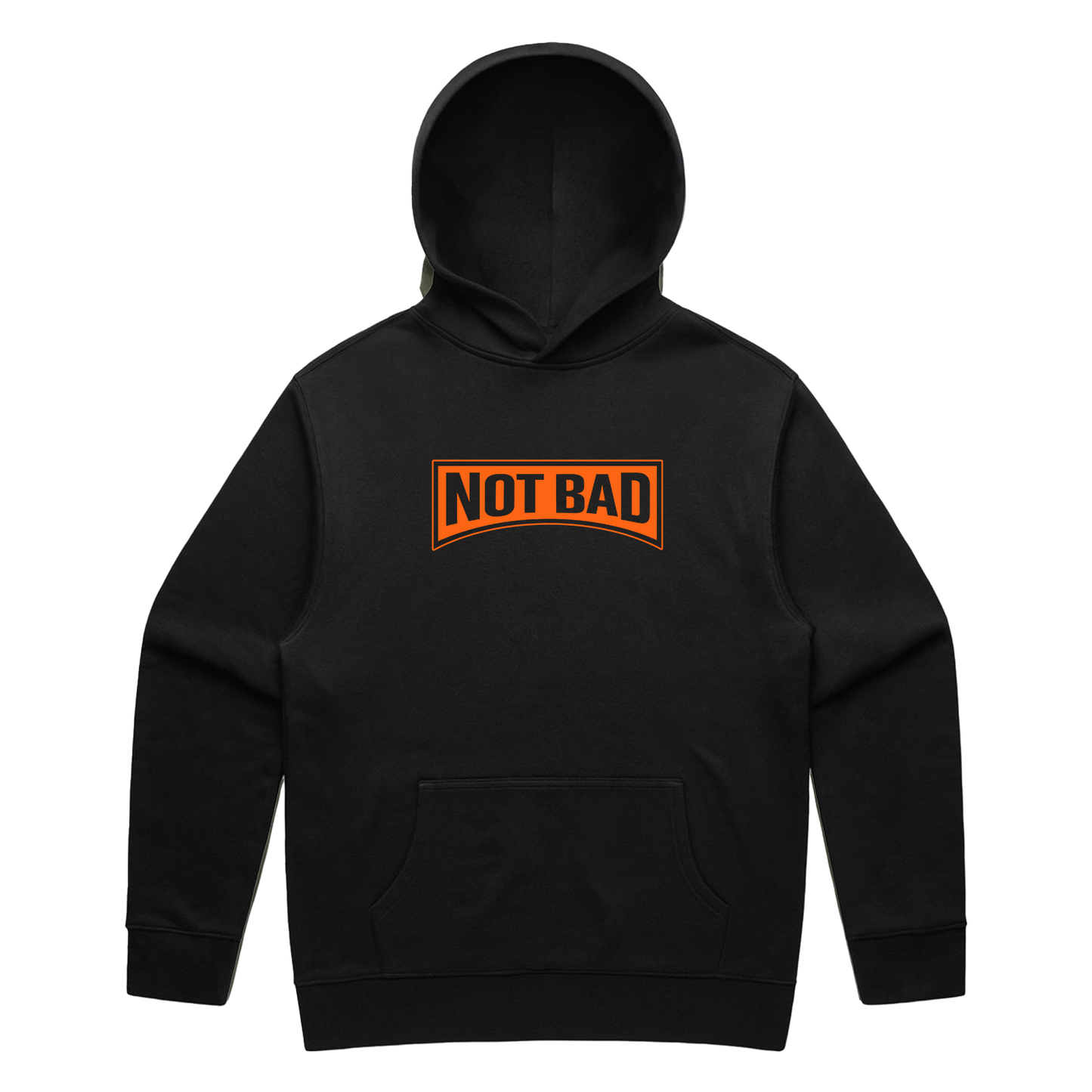 NOT BAD ESSENTIAL BLACK RELAX HOODIE