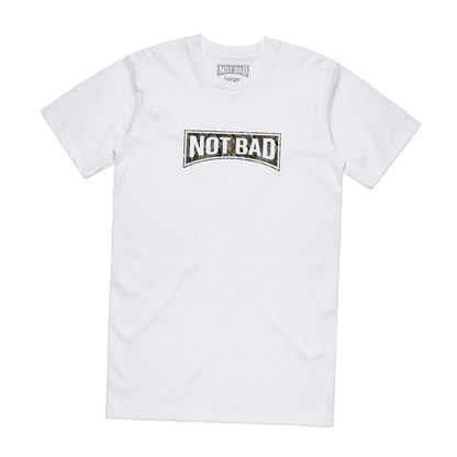 NOT BAD CAMO LOGO WHITE T-SHIRT