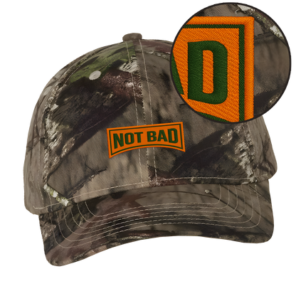 NOT BAD REALTREE CAMO LOGO DAD HAT
