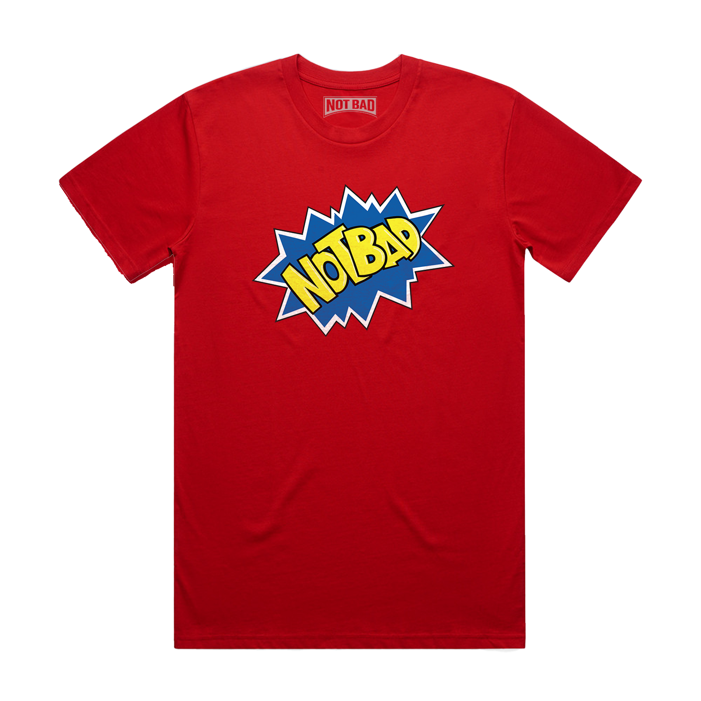 NOTBAD ATOMIC RED PREMIUM T-SHIRT