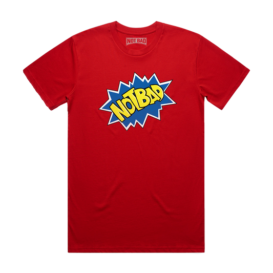 NOTBAD ATOMIC RED PREMIUM T-SHIRT
