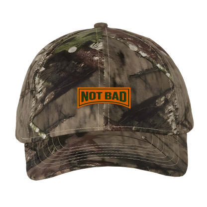 NOT BAD REALTREE CAMO LOGO DAD HAT