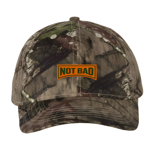 NOT BAD REALTREE CAMO LOGO DAD HAT